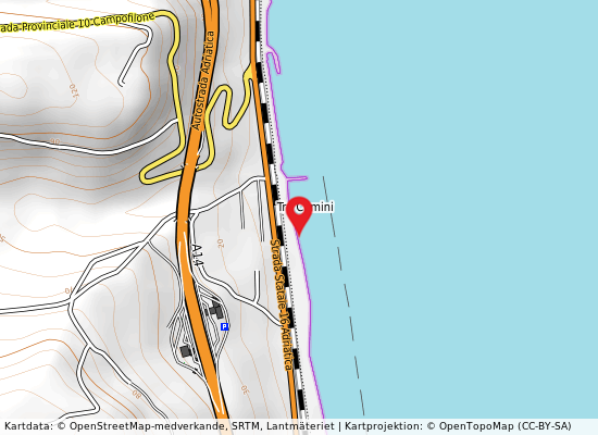 200 m sud fosso campofilone på kartan