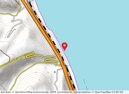 150 m nord fosso san biagio på kartan