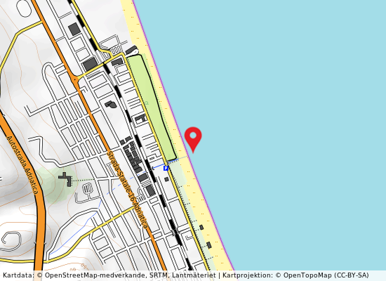 Davanti fosso serpe på kartan