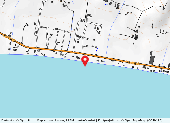 Fosso della piantata på kartan