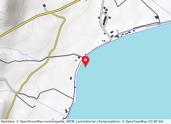 Fosso della scopia på kartan