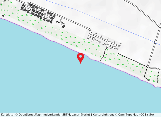 Tombolo foce vecchia på kartan