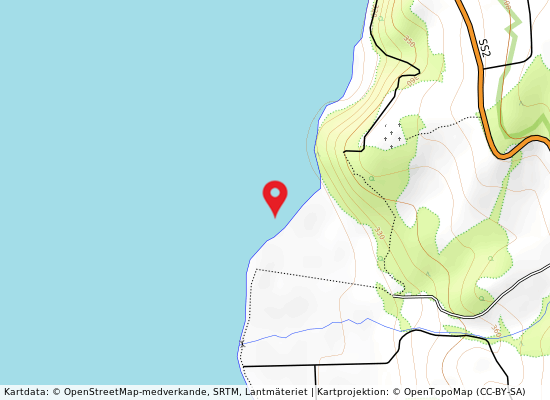 Casale gabelletta på kartan
