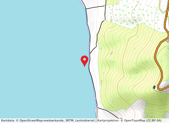 Molo orso del piano på kartan