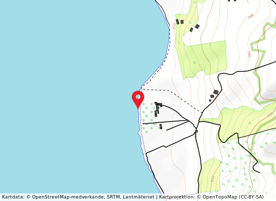 Fosso bronzino på kartan