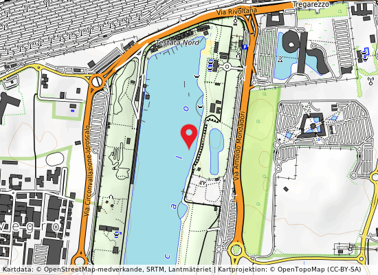 Laghetto vergini på kartan