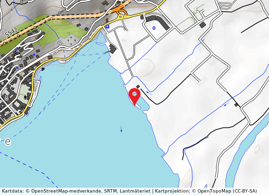 Loc. bersaglio på kartan