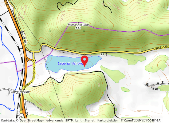 Spiaggetta på kartan