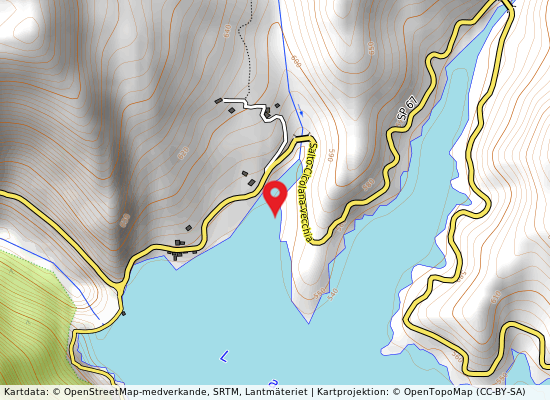 Campeggio diga salto på kartan