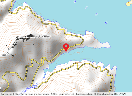 Gola fosso di varco på kartan