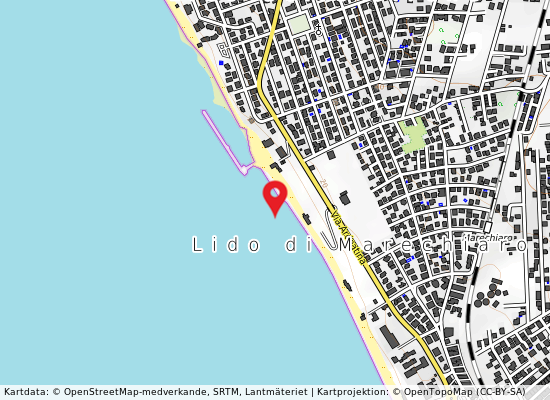 Fornaci paiella på kartan