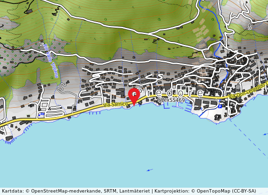 Lido campitino på kartan