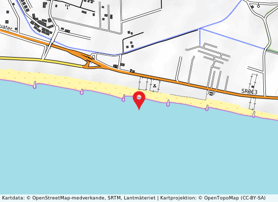 Tre lanterne på kartan