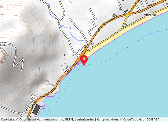 Sx pontone på kartan