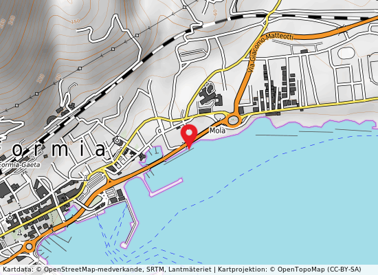 Castello miramare på kartan