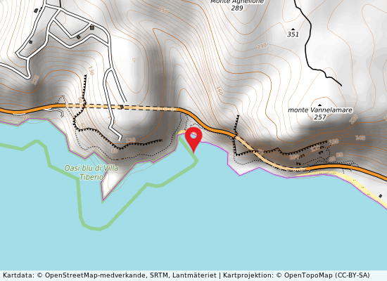 Capovento på kartan