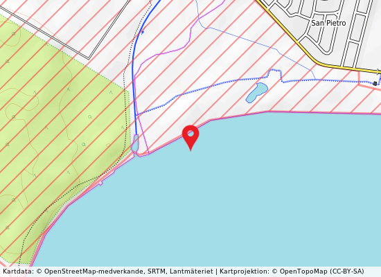 200 dx astura på kartan