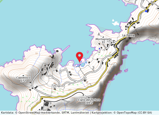 Cala di feola på kartan