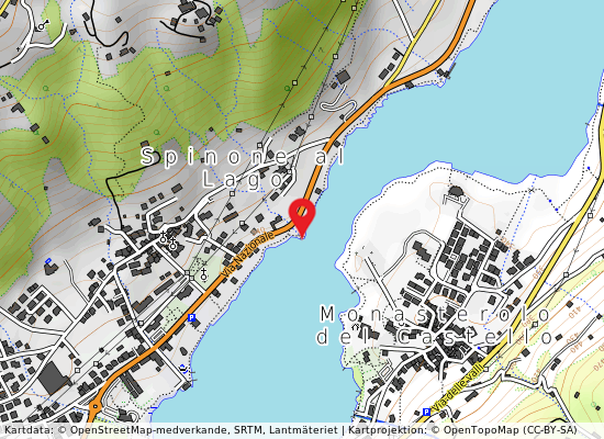 Bar alberello på kartan