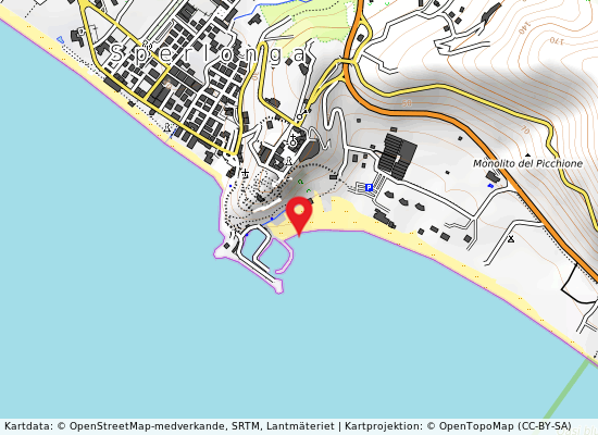 Spiaggia di levante på kartan