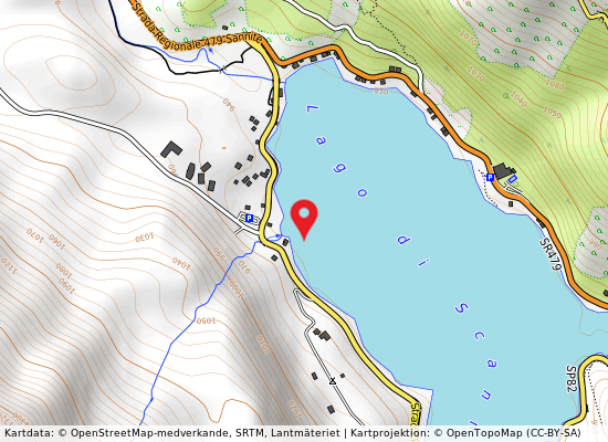 Spiaggetta på kartan