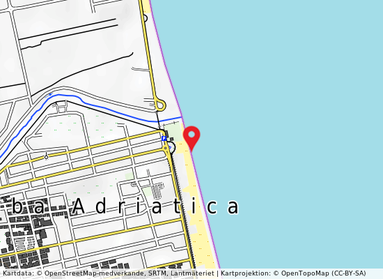 Sud vibrata på kartan