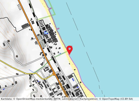 Sud borsacchio på kartan