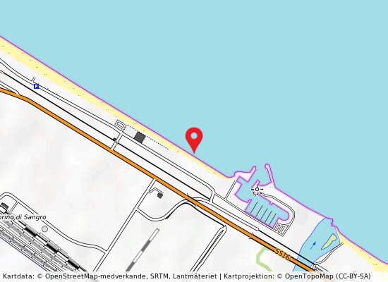 Nord sangro på kartan