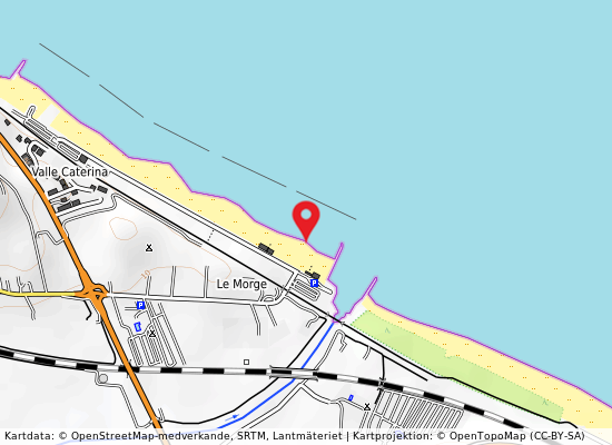 Nord osento på kartan