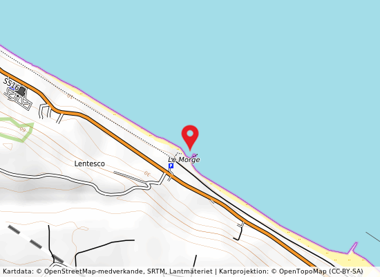 Le morgie på kartan