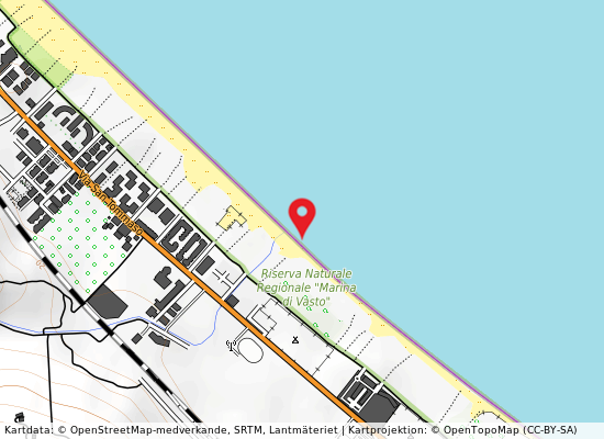 San tommaso på kartan