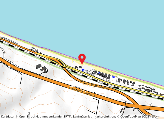 Palazzina impicciatore på kartan