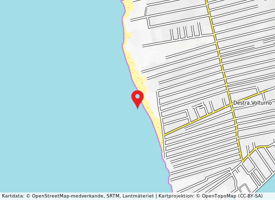 Nord foce volturno  på kartan