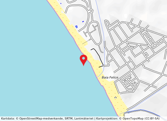 Baia felice på kartan