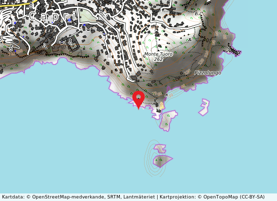 Faraglioni på kartan