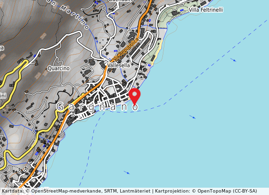 Spiaggia castello på kartan