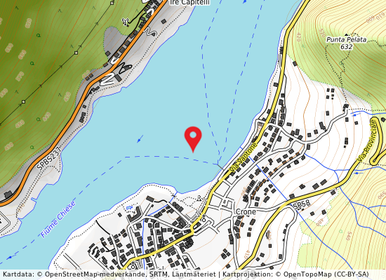 Zona parco idro på kartan