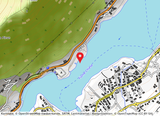 Localita' grotta på kartan