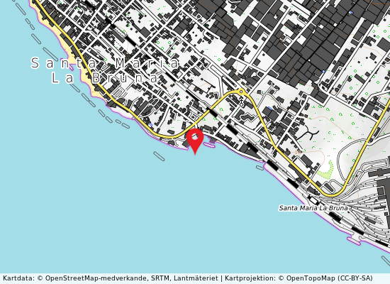 Casina rossa på kartan