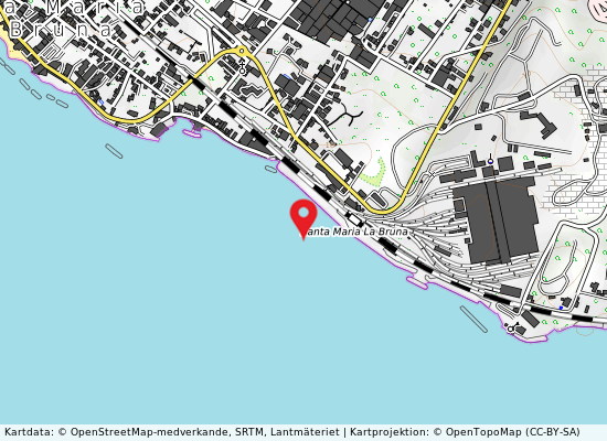 Staz. di s. maria la bruna på kartan