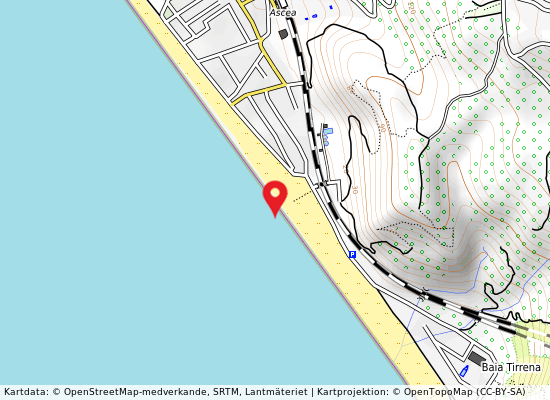 Torre telegrafo på kartan