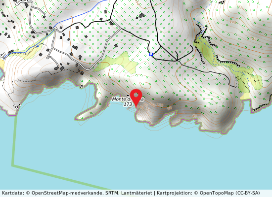 Monte di luna på kartan