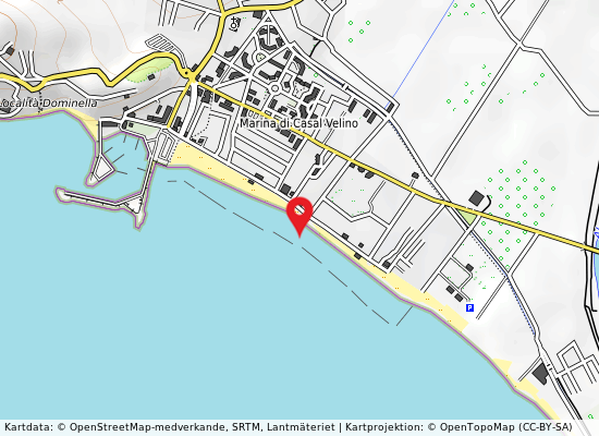 Marina casalvelino på kartan