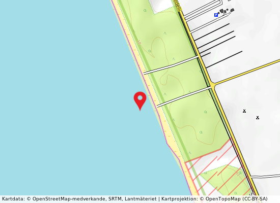 Nord fiume sele på kartan