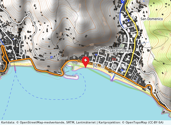 Spiaggia maiori 2 på kartan