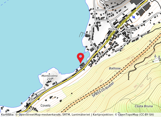 Golfo fenice på kartan