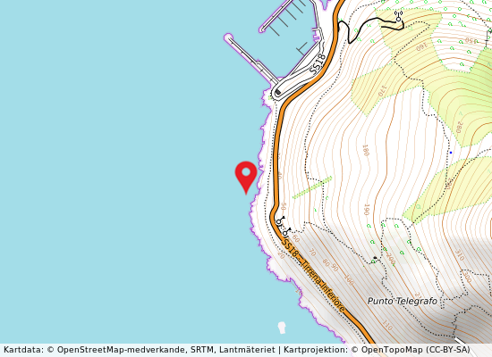 Torre di capobianco på kartan