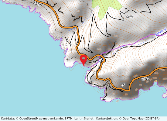 Grotta catalano på kartan