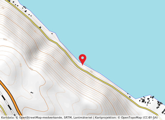 La fascia på kartan