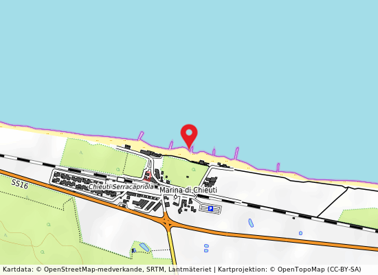 Torre fantine på kartan